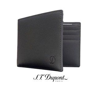 S.T. Dupont 093000C Outlet SLG Grey Grain Leather 6 CC Men Wallet Bill Holder